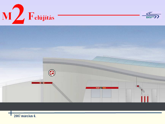 Budapest, M2 metró, Örs vezér tere, Auth Design látványterv, bélyegkép