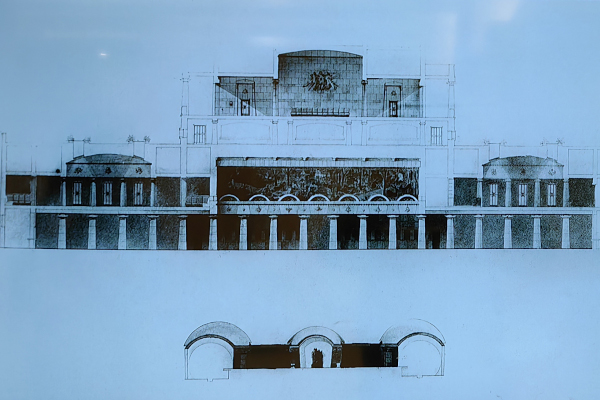 Budapest, M2 metró, Déli pályaudvar, Sosemvolt Budapest, látványterv, bélyegkép