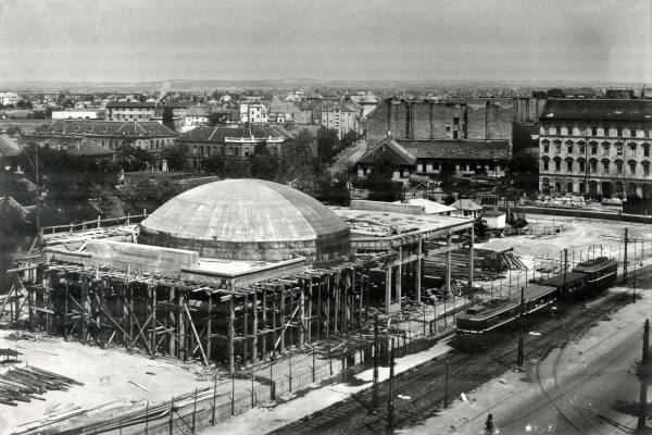 Budapest, M2 metró, Puskás Ferenc stadion, épület, bélyegkép