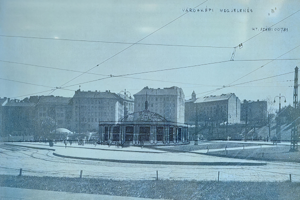 Budapest, M2 metró, Széll Kálmán tér, Sosemvolt Budapest, látványterv, bélyegkép