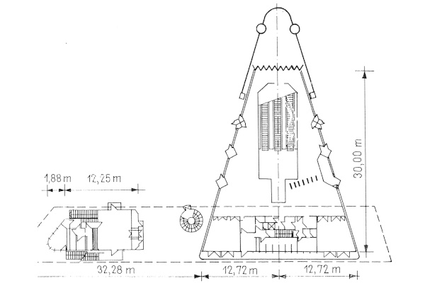 Budapest, M2 metró, Széll Kálmán tér, felszíni csarnok, bélyegkép