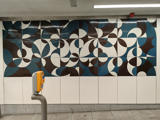 Budapest, M3 metró, Újpest-városkapu, bélyegkép