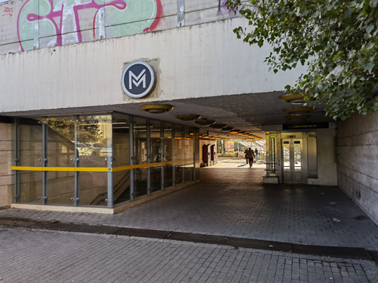 Budapest, M3 metró, Újpest-városkapu, bélyegkép