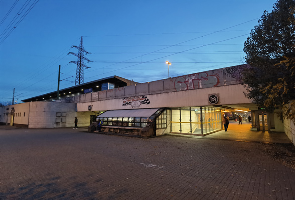 Budapest, M3 metró, Újpest-városkapu, bélyegkép