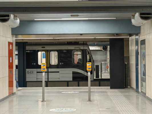 Budapest, M3 metró, Gyöngyösi utca, bélyegkép