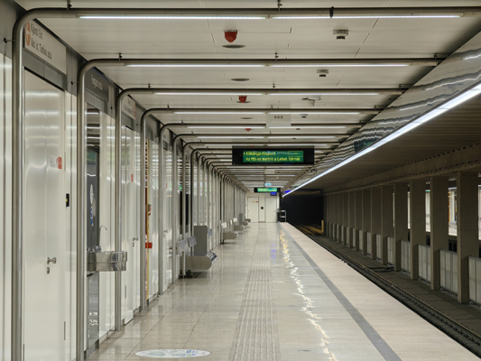 Budapest, M3 metró, Forgách utca, bélyegkép