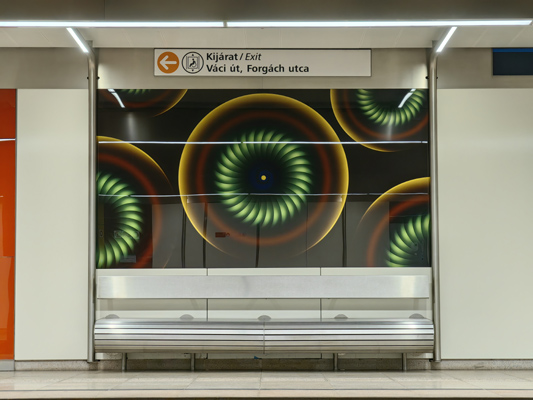 Budapest, M3 metró, Forgách utca, bélyegkép