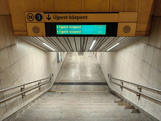 Budapest, M3 metró, Forgách utca, bélyegkép