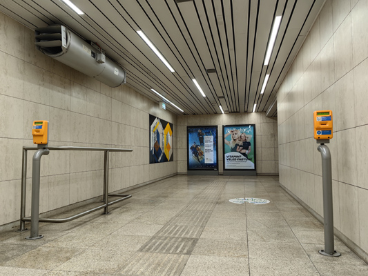 Budapest, M3 metró, Forgách utca, bélyegkép