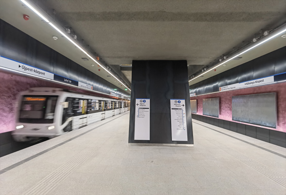 Budapest, M3 metró, Lehel tér, bélyegkép
