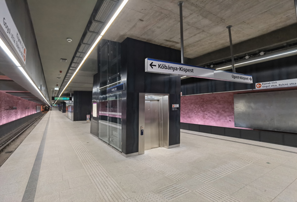 Budapest, M3 metró, Lehel tér, bélyegkép