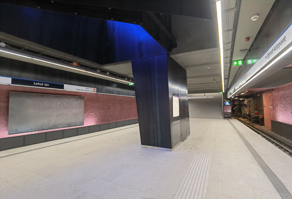 Budapest, M3 metró, Lehel tér, bélyegkép