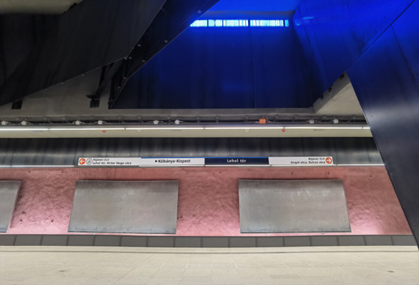 Budapest, M3 metró, Lehel tér, bélyegkép