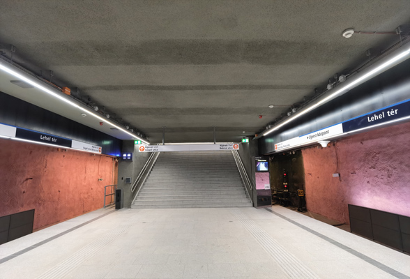 Budapest, M3 metró, Lehel tér, bélyegkép