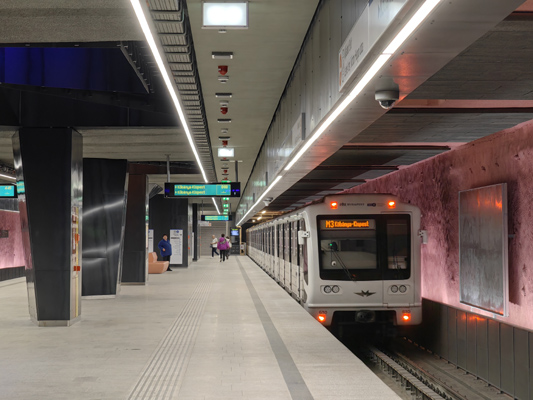 Budapest, M3 metró, Lehel tér, bélyegkép