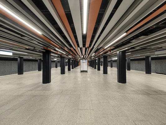 Budapest, M3 metró, Nyugati pályaudvar, bélyegkép