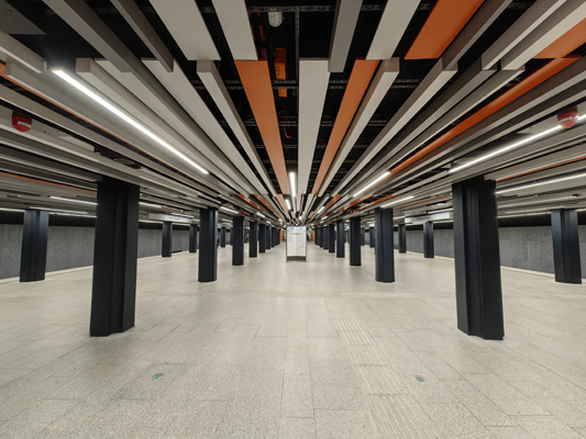 Budapest, M3 metró, Nyugati pályaudvar, bélyegkép