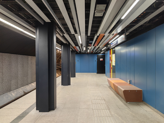 Budapest, M3 metró, Nyugati pályaudvar, bélyegkép