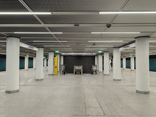 Budapest, M3 metró, Deák Ferenc tér, bélyegkép