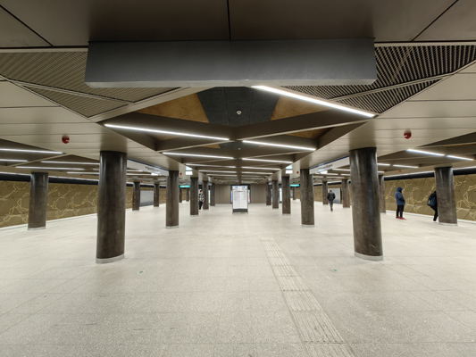 Budapest, M3 metró, Ferenciek tere, bélyegkép