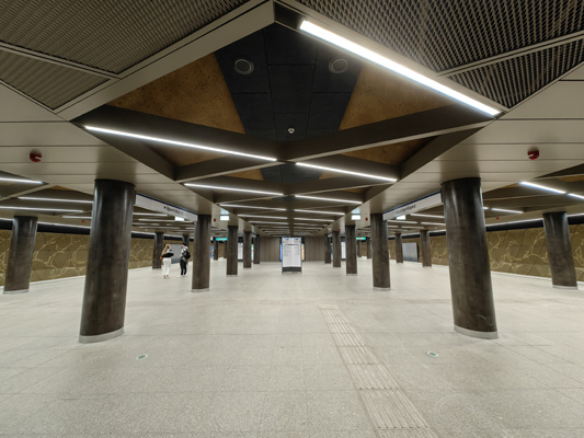 Budapest, M3 metró, Ferenciek tere, bélyegkép