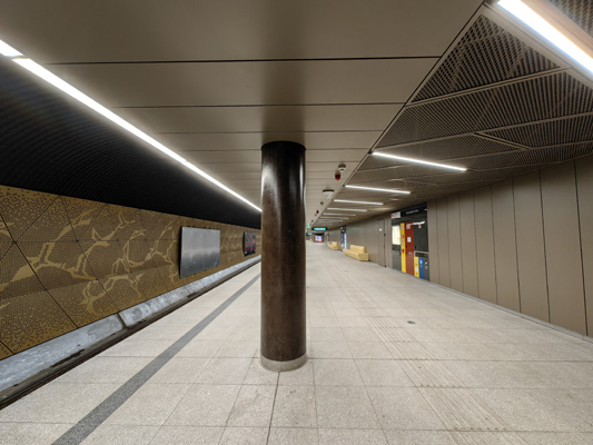 Budapest, M3 metró, Ferenciek tere, bélyegkép