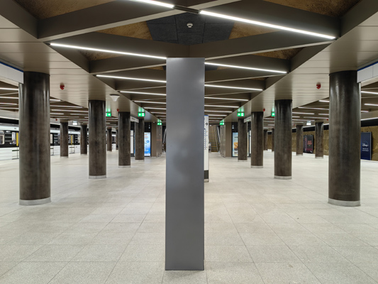 Budapest, M3 metró, Ferenciek tere, bélyegkép