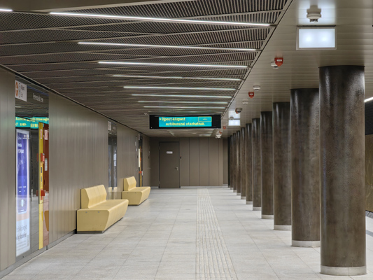 Budapest, M3 metró, Ferenciek tere, bélyegkép