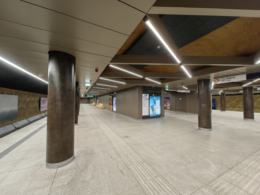 Budapest, M3 metró, Ferenciek tere, bélyegkép