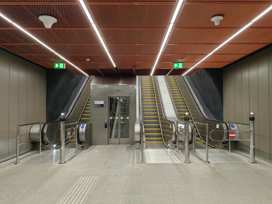 Budapest, M3 metró, Ferenciek tere, bélyegkép