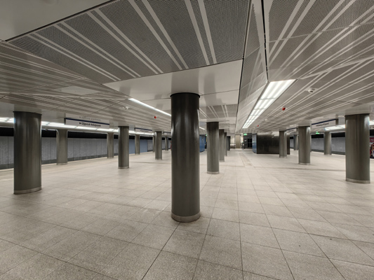 Budapest, M3 metró, Kálvin tér, bélyegkép