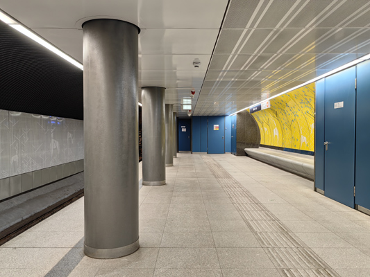 Budapest, M3 metró, Kálvin tér, bélyegkép