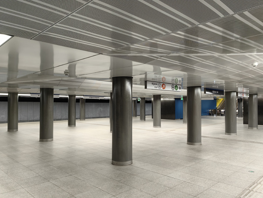 Budapest, M3 metró, Kálvin tér, bélyegkép