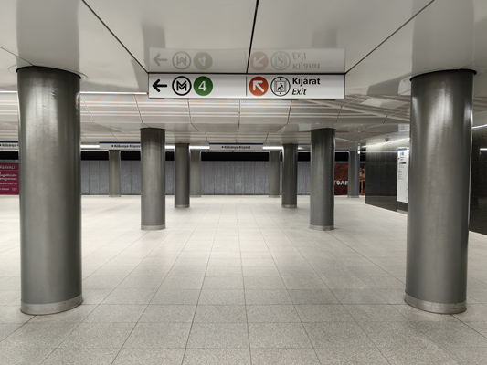 Budapest, M3 metró, Kálvin tér, bélyegkép