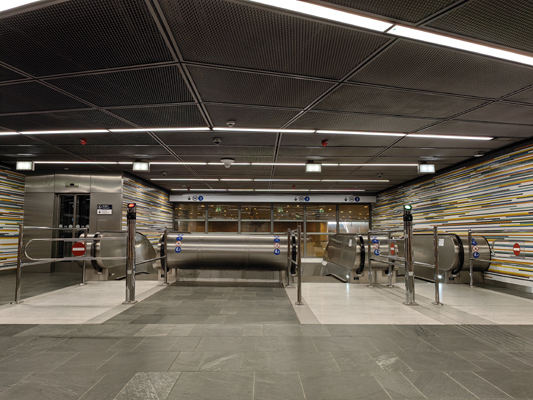 Budapest, M3 metró, Kálvin tér, bélyegkép