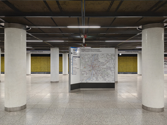 Budapest, M3 metró, Semmelweis Klinikák, bélyegkép