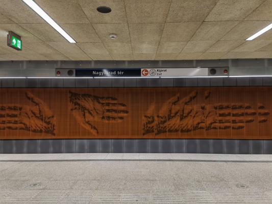 Budapest, M3 metró, Nagyvárad tér, bélyegkép