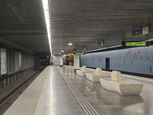 Budapest, M3 metró, Határ út, bélyegkép