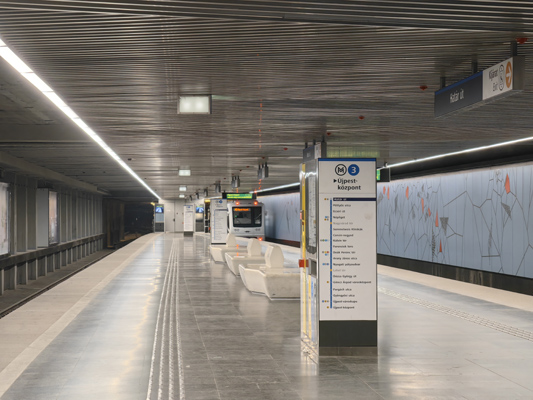 Budapest, M3 metró, Határ út, bélyegkép