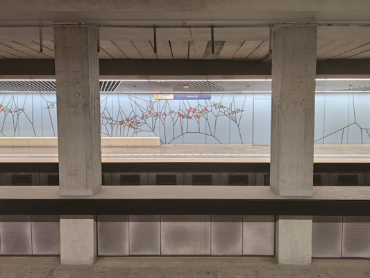 Budapest, M3 metró, Határ út, bélyegkép