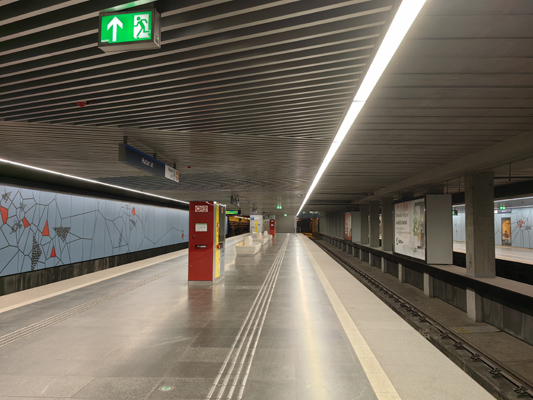 Budapest, M3 metró, Határ út, bélyegkép