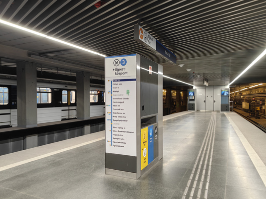 Budapest, M3 metró, Határ út, bélyegkép