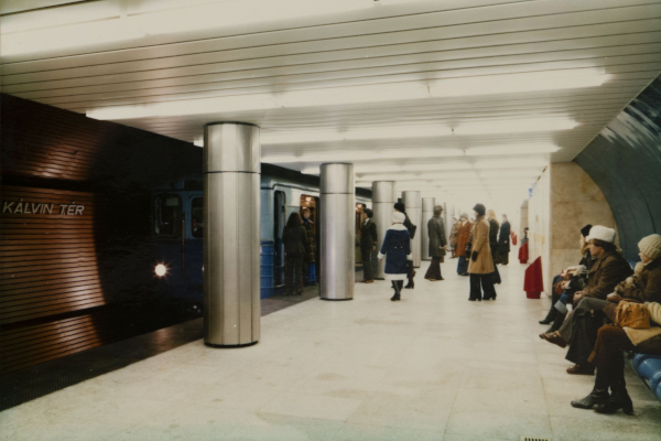 Budapest, M3 metró, Kálvin tér, bélyegkép