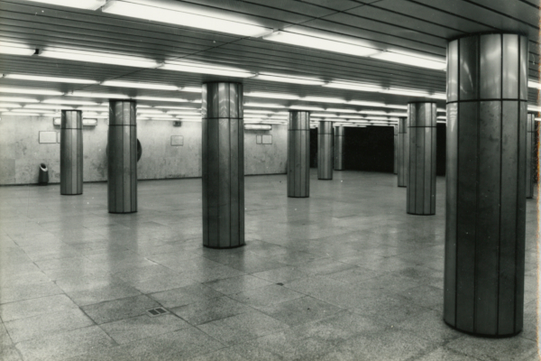 Budapest, M3 metró, Kálvin tér, bélyegkép