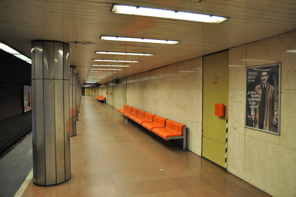 Budapest, M3 metró, Arany János utca, bélyegkép
