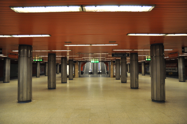 Budapest, M3 metró, Ferenciek tere, bélyegkép