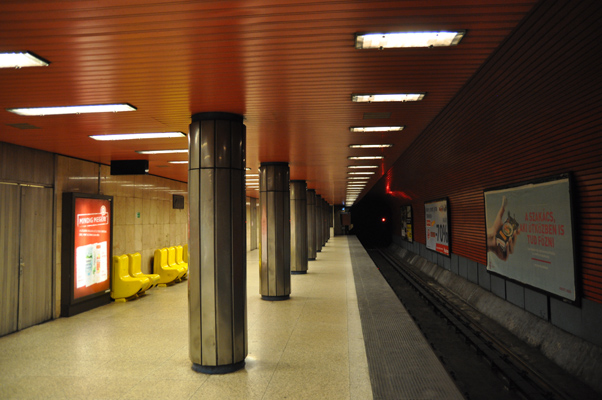 Budapest, M3 metró, Ferenciek tere, bélyegkép