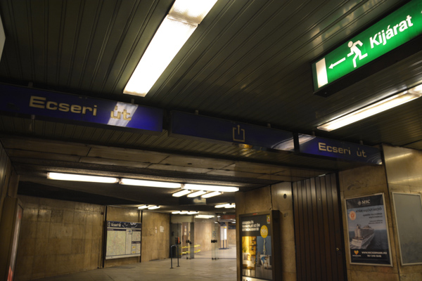 Budapest, M3 metró, Ecseri út, bélyegkép