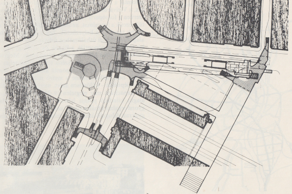Budapest, M3 metró, Nyugati pályaudvar, helyszínrajz, bélyegkép