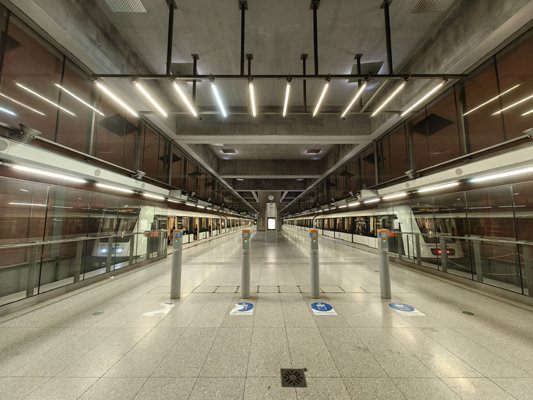 Budapest, M4 metró, Kelenföld vasútállomás, bélyegkép